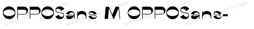OPPOSans M OPPOSans字体转换